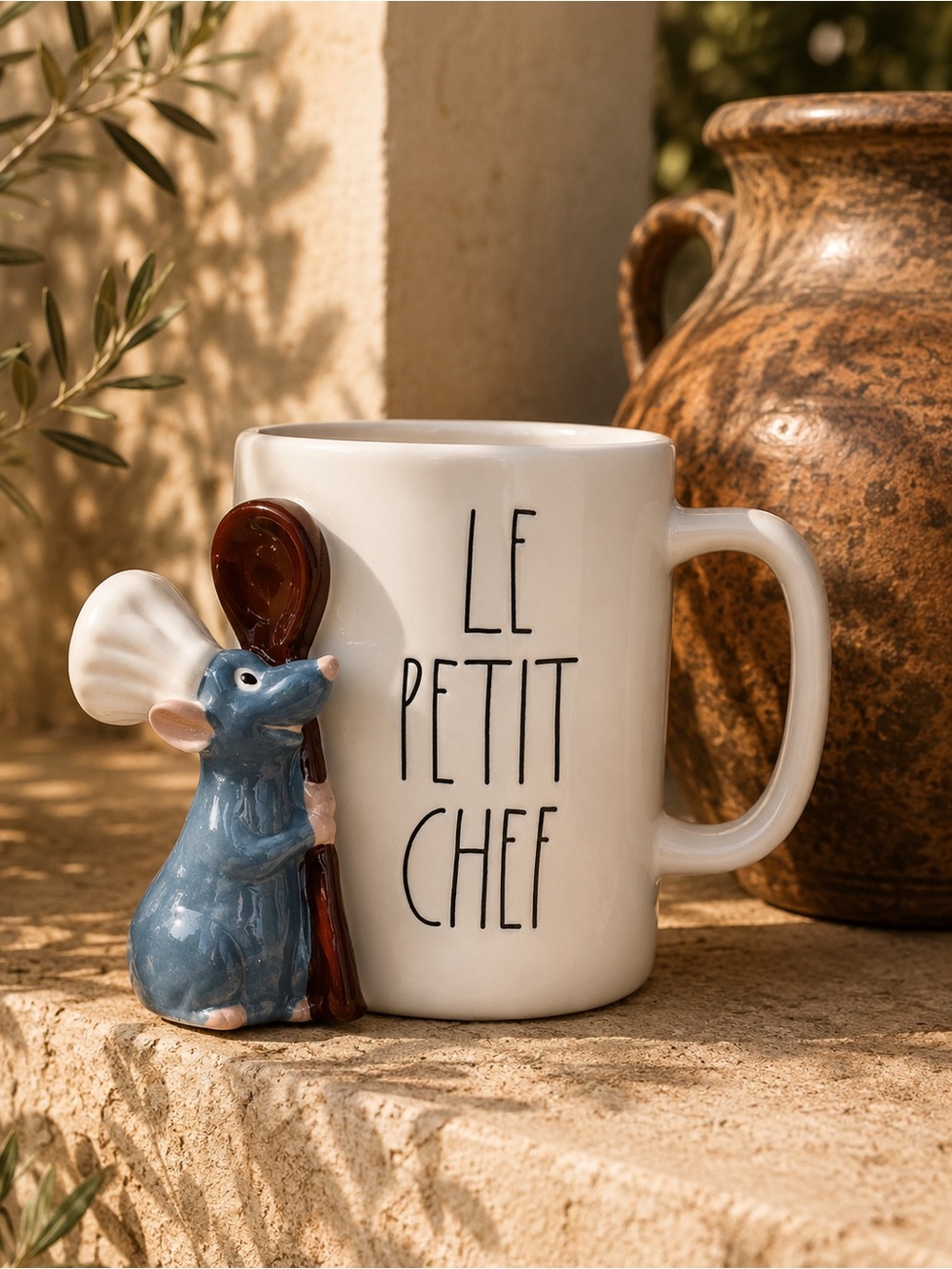 RAE DUNN | Disney Pixar Ratatouille | "CHEF" Mug | NWT | Rare Collector